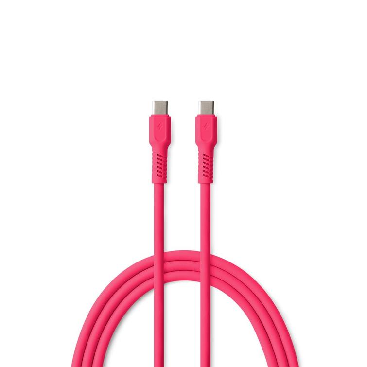 COLORUM kaapeli USB-C - USB-C 1,8m 3A CK60-CC-02 x Magenta