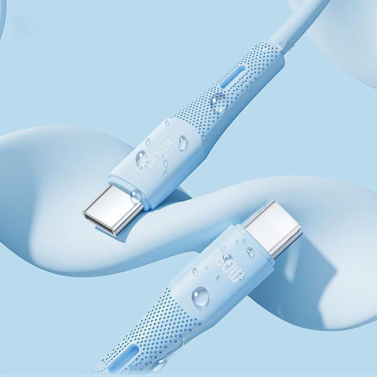 T-PHOX CABLE GENTLE USB-C/USB-C 60W 1M WHITE