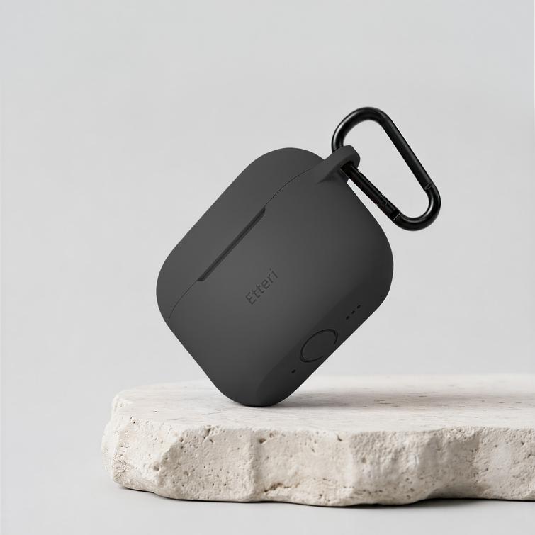 Etteri-silikonikotelo AirPods Pro 3:lle musta