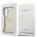 Guess case Fixed Glitter Big 4G Metal Logo for Samsung Galaxy S26 gold