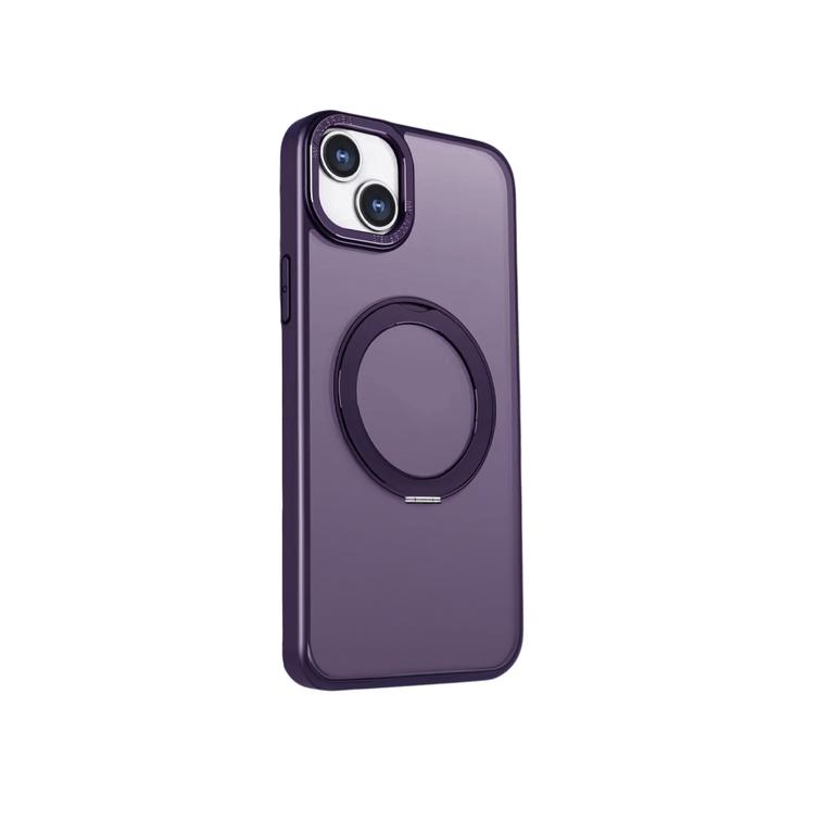 Mag Ring py&ouml;riv&auml; suojakuori iPhone 13 6,1" violetti