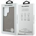 Karl Lagerfeld case Embossed Ring Initials MagSafe for Samsung Galaxy S26 Ultra brown