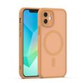Mag Matt case for iPhone 12 6,1" brown camera protection