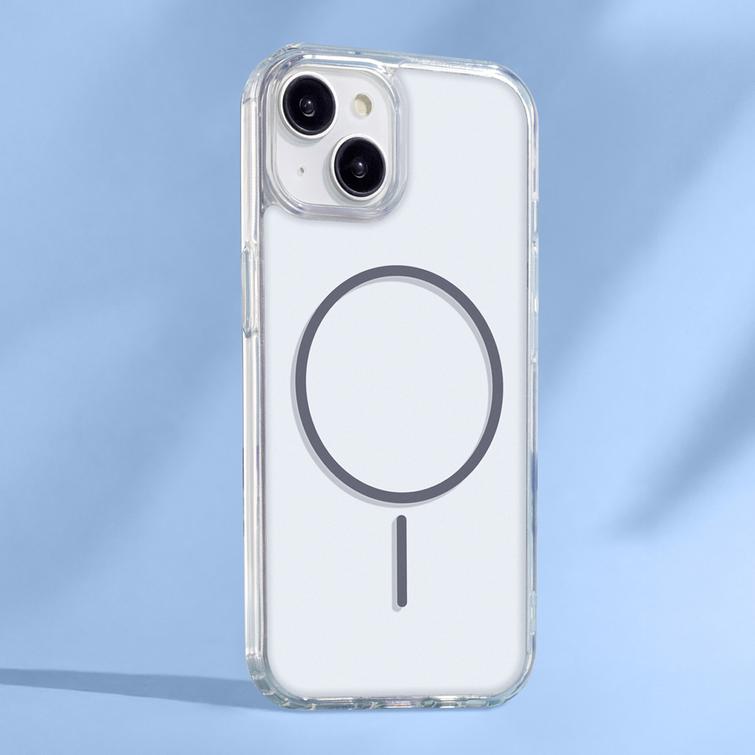 Iskunkest&auml;v&auml; ohut Mag-suojakuori iPhone 17 6,3" harmaa