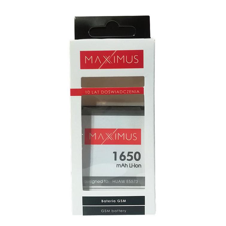 BATTERY MAXXIMUS HUAWEI E5573 LTE 4G 1650mAh  modem HB434666RBC