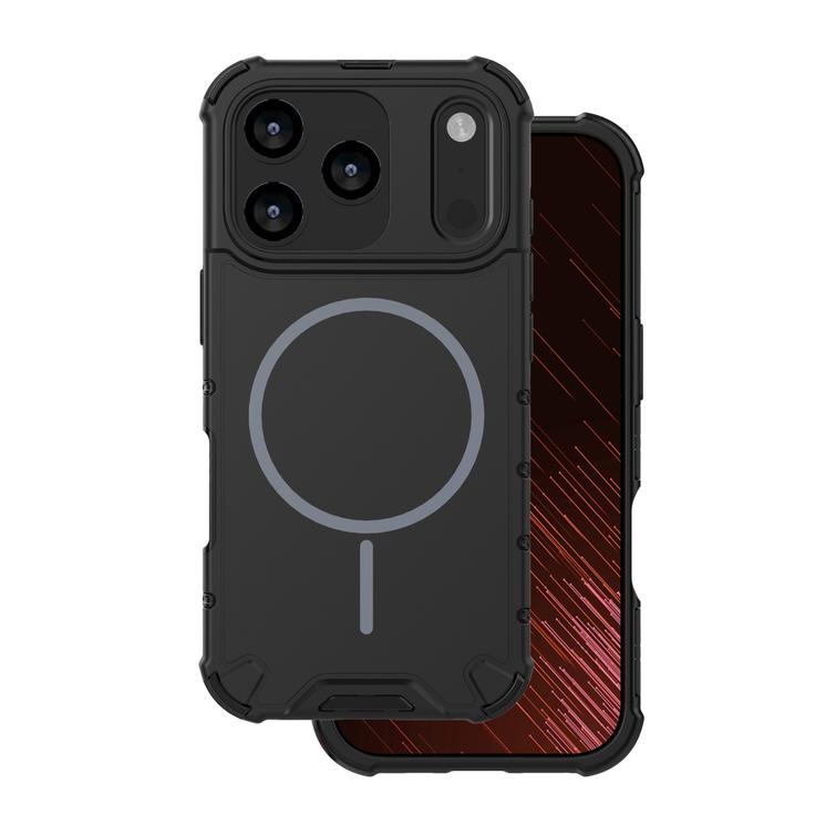 Defender 2in1 Mag -suojakuori iPhone 17 Pro Maxille 6,9" musta
