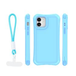 Safepop case with strap for iPhone 12 / 12 Pro 6,1" blue