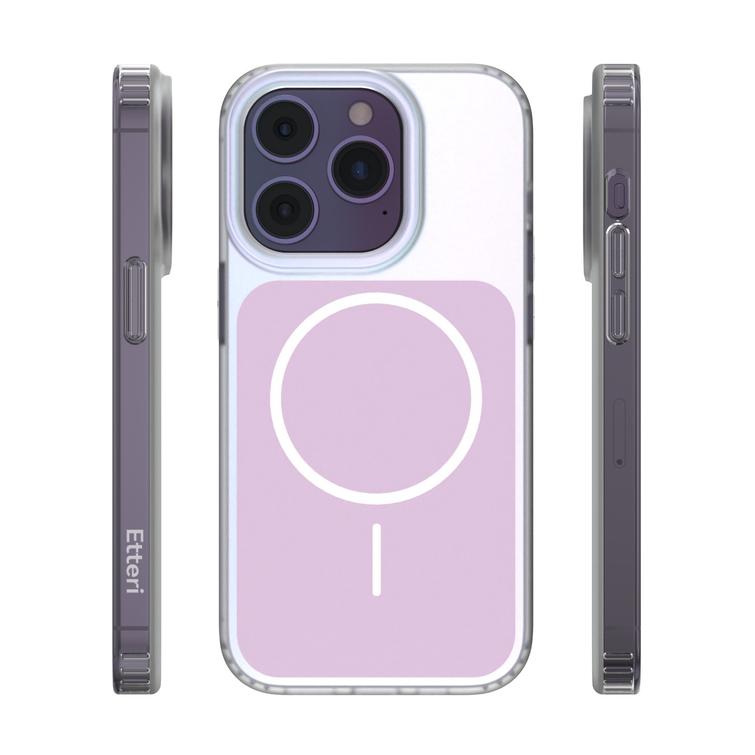 Etteri Hidden Pearl case for iPhone 14 Pro 6,1" pink