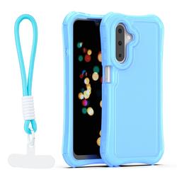 Safepop case with strap for Samsung Galaxy A17 4G / A17 5G / A26 5G blue