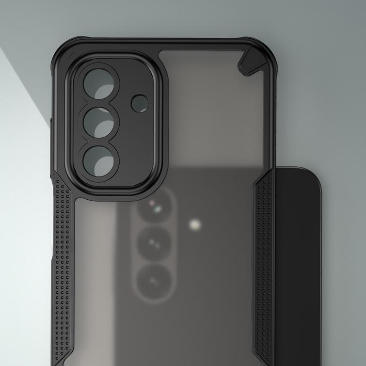 Defender Matt suojakuori Samsung Galaxy A17 4G / A17 5G / A26 5G:lle, musta
