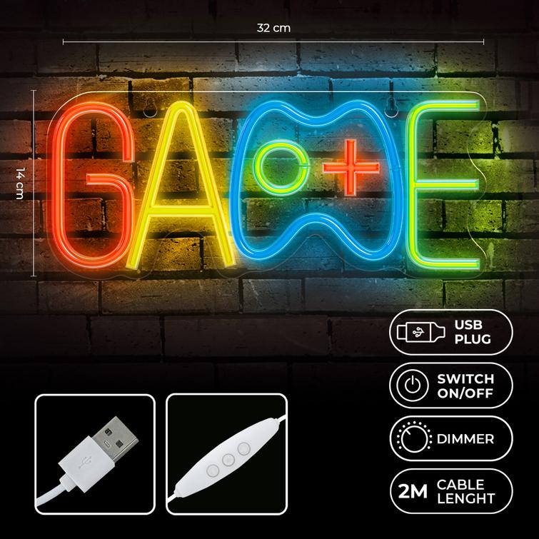 Forever Light Neon PLEXI LED GAME multicolor FPNE40
