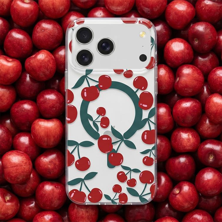 Cherry Mag case for iPhone 11 transparent
