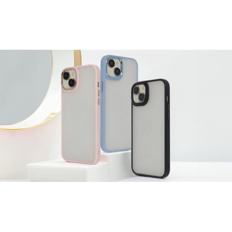 Satin Elegant Matt Suojakuori Samsung Galaxy S23 Ultralle Pinkki