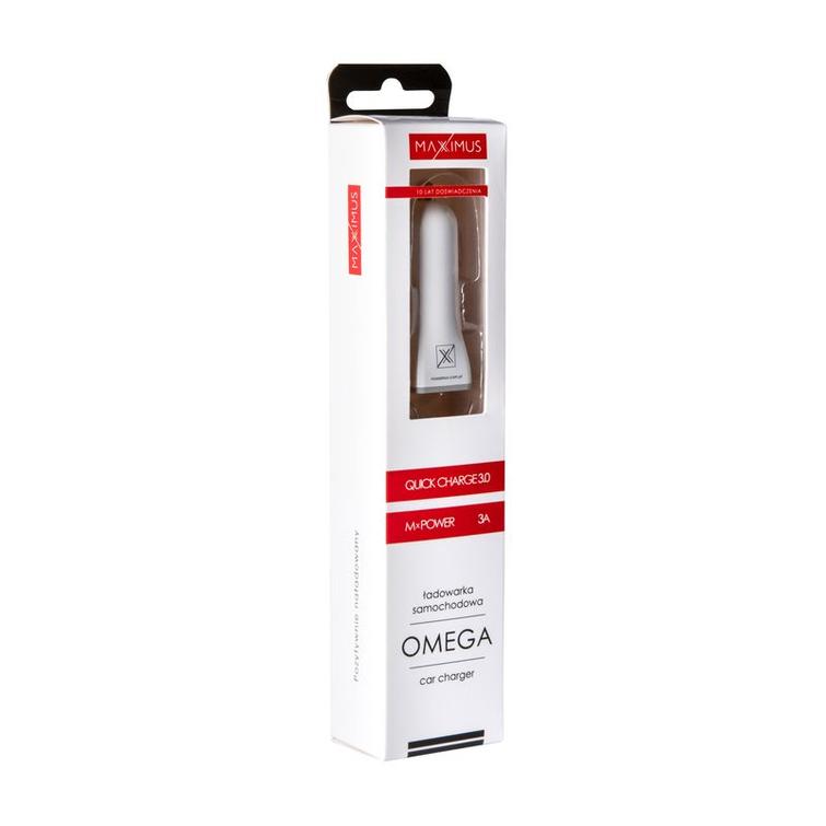 CAR CHARGER MAXXIMUS OMEGA 3A QUICK CHARGE 3.0