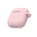 Etteri-silikonikotelo AirPods 4:lle vaaleanpunainen