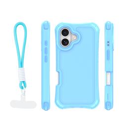 Safepop case with strap for iPhone 17 6,3" blue