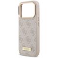 Guess 4G Logo Plate MagSafe case for iPhone 17 Pro pink