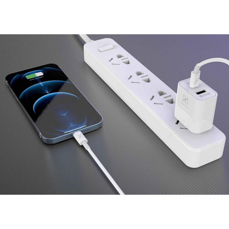 MX CABLE SHOCK 20W PD C/C WHITE