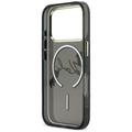 Karl Lagerfeld suojakuori iPhone 17 Pro 6,3" IML Choupettes Karl Script Logo MagSafe musta