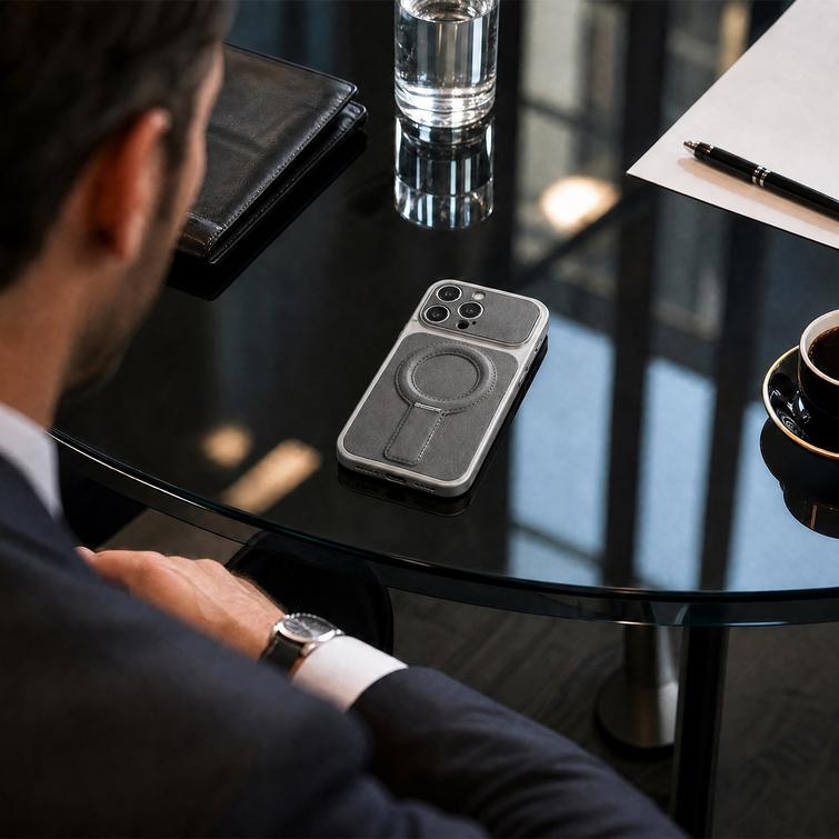 Luxgrip Mag case for iPhone 12 6,1" grey