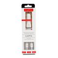 CAR CHARGER  MX KAPPA 18W PD+QC, USB-A+C  + TYPE-C/LIGHTNING CABLE 20W PD WHITE