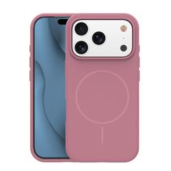 Silicone Thin Mag case for iPhone 15 6,1" rose