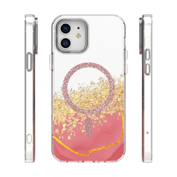 Epoxy Mag case for iPhone 12 / 12 Pro 6,1" pink