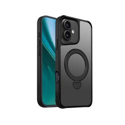 Etteri Matt Mag Ring suojakuori iPhone 17 Air mustalle