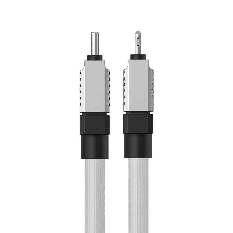 Baseus CoolPlay USB-C - Lightning-kaapeli 1m 20W valkoinen