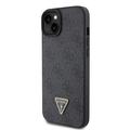 Guess case for iPhone 15 Plus 6,7" GUHCP15MP4TDSCPK black hardcase Crossbody 4G Metal Logo