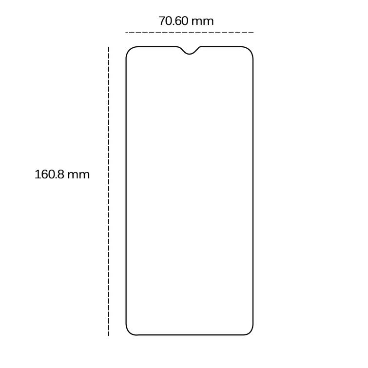 Karkaistu lasi 2,5D Samsung Galaxy A23 4G / A23 5G / M23 5G:lle