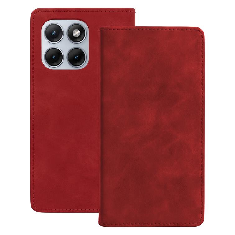 Smart Suede case for Motorola Edge 70 Fusion red
