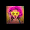 Neon ART LED POWER NAINEN keltavioletti FLA02 Forever Light