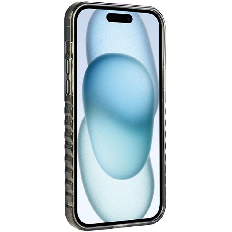 Audi-kotelo iPhone 15 Plus 6,7":lle, musta IML Big Logo MagSafe -kotelo