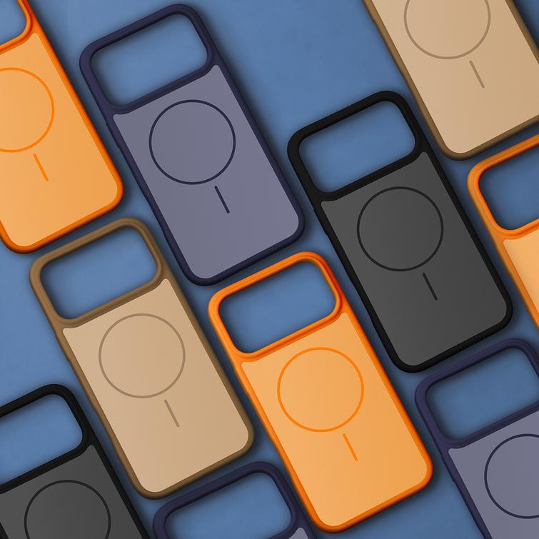 Frame Thin Mag -suojakuori iPhone 12 / 12 Pro 6,1":lle, musta