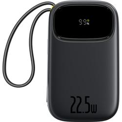 Baseus Qpow3 Digitaalinen Näytöllinen Pikalataus Varavirtalähde 22.5W 20000mAh Kosminen Musta