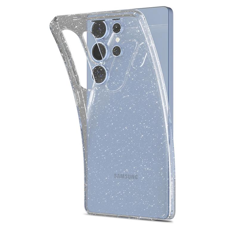 Spigen Liquid Crystal -suojakuori Samsung Galaxy S25 Ultralle, glitterkristalli