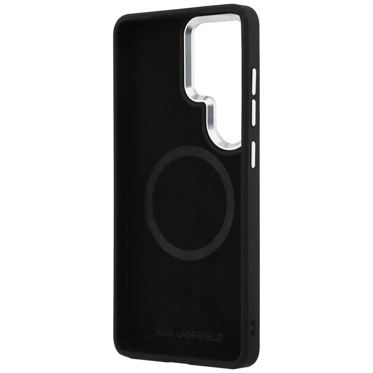 Karl Lagerfeld case Perforated KL MagSafe for Samsung Galaxy S26 Ultra black
