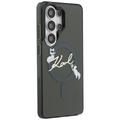Karl Lagerfeld case IML KC Script MagSafe for Samsung Galaxy S26 Ultra black