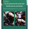 T-PHOX CAR HOLDER TH-07 WITH CUP HOLDER BLACK