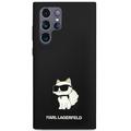 Karl Lagerfeld case for Samsung Galaxy S24 Ultra KLHCS24LSNCHBCK black HC SILICONE NFT CHOUPETTE