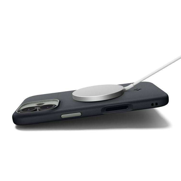 Spigen Nano Pop Mag Magsafe -kotelo iPhone 17:lle, musta, seesaminsininen