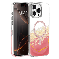 Epoxy Mag case for iPhone 16 Pro 6,3" pink