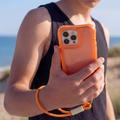 Safepop case with strap for Samsung Galaxy S24 / S25 orange