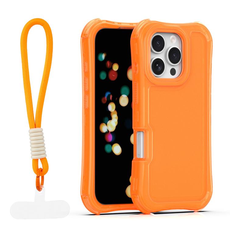 Safepop case with strap for iPhone 16 Pro Max 6,9" orange