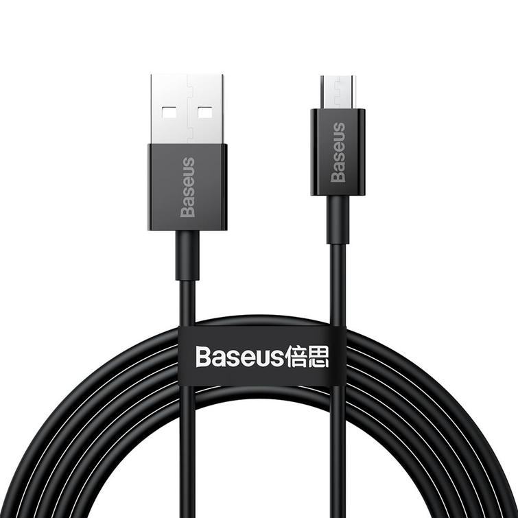 Baseus Superior USB - microUSB -kaapeli 2,0 m 2,0A musta