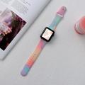 SILICONE STRAP APPLE WATCH 42/44/45/49MM (97+110) RAINBOW