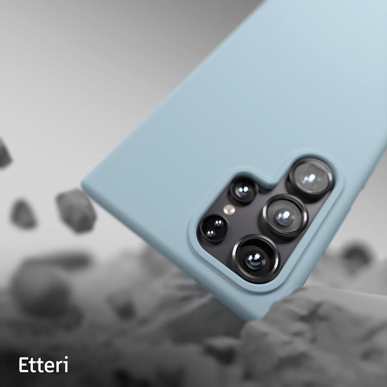 Etteri-silikonikuori Samsung Galaxy S24 Ultralle vaaleansininen