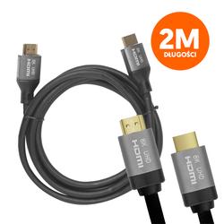 HDMI-HDMI-kaapeli (v2.1 | 8K | 2 m) musta