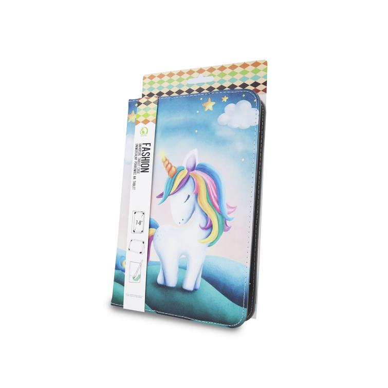 Yleisk&auml;ytt&ouml;inen yksisarviskotelo 7-8 tuuman tabletille (P21,5 x L15 cm)